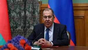 Russian Foreign Minister Sergei Lavrov.(Reuters)
