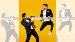 Mumbai boys Nikhil Sharma and Ranveer Allahbadia are top Indian YouTubers with over a million subscribers. Make-up and hair by Ashwin Shelar; On Nikhil: Oufit, Jack & Jones; watch, Apple; On Ranveer: Suit, Don & Julio; T-shirt, Uniqlo; pocket square, Raymond; jeans, Massimo Dutti, shoes, Fila(Subi Samuel) Mumbai boys Nikhil Sharma and Ranveer Allahbadia are top Indian YouTubers with over a million subscribers. Make-up and hair by Ashwin Shelar; On Nikhil: Oufit, Jack & Jones; watch, Apple; On Ranveer: Suit, Don & Julio; T-shirt, Uniqlo; pocket square, Raymond; jeans, Massimo Dutti, shoes, Fila(Subi Samuel)