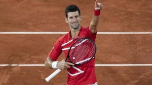 Novak Djokovic celebrates his win.(Reuters) Novak Djokovic celebrates his win.(Reuters)