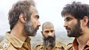 Ranvir Shorey and Sushant Singh Rajput in a still from Sonchiriya. Ranvir Shorey and Sushant Singh Rajput in a still from Sonchiriya.