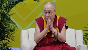 Dalai Lama said these days, we are faced with the coronavirus pandemic, which is very sad.(AFP) Dalai Lama said these days, we are faced with the coronavirus pandemic, which is very sad.(AFP)