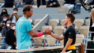 Tennis - French Open - Roland Garros, Paris, France - October 9, 2020 Spain's Rafael Nadal shakes hands with Argentina's Diego Schwartzman after winning the semi final match REUTERS/Charles Platiau(REUTERS) Tennis - French Open - Roland Garros, Paris, France - October 9, 2020 Spain's Rafael Nadal shakes hands with Argentina's Diego Schwartzman after winning the semi final match REUTERS/Charles Platiau(REUTERS)