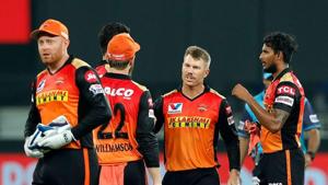 IPL 2020: Here is Sunrisers Hyderabad Predicted XI for their Indian Premier League match against Rajasthan Royals in Abu Dhabi.(PTI) IPL 2020: Here is Sunrisers Hyderabad Predicted XI for their Indian Premier League match against Rajasthan Royals in Abu Dhabi.(PTI)