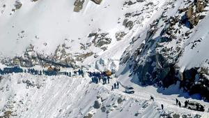 Khardung La pass in Leh.(PTI) Khardung La pass in Leh.(PTI)
