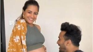 Actor Anita Hassanandani and husband Rohit Reddy shared a video on Instagram, announcing the good news. Actor Anita Hassanandani and husband Rohit Reddy shared a video on Instagram, announcing the good news.