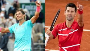 File images of Rafael Nadal (L) and Novak Djokovic.(Getty Images) File images of Rafael Nadal (L) and Novak Djokovic.(Getty Images)