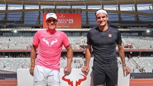 Rafael Nadal and Roger Federer(Roger Federer/Facebook) Rafael Nadal and Roger Federer(Roger Federer/Facebook)