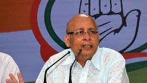 Congress leader Abhishek Manu Singhvi .(ANI) Congress leader Abhishek Manu Singhvi .(ANI)