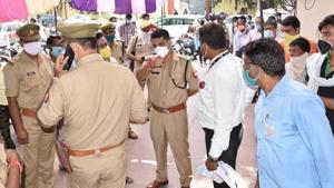 The principal of the college said the accused were second year students and that the institute was cooperating with the police in establishing the identity of other students involved in the incident. (File Photo @jhansipolice) The principal of the college said the accused were second year students and that the institute was cooperating with the police in establishing the identity of other students involved in the incident. (File Photo @jhansipolice)