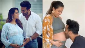 Parents-to-be Anita Hassanandani and Rohit Reddy answer pregnancy questions(Instagram/rohitreddygoa/anitahassanandani) Parents-to-be Anita Hassanandani and Rohit Reddy answer pregnancy questions(Instagram/rohitreddygoa/anitahassanandani)
