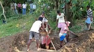 Police sources said the assailants had thrown the body on the roof of an under construction house in the village. (HT Photo) Police sources said the assailants had thrown the body on the roof of an under construction house in the village. (HT Photo)