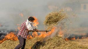 Delhi’s air quality hit an eight-month low and was recorded just a notch above the “very poor” category on Tuesday.(AFP) Delhi’s air quality hit an eight-month low and was recorded just a notch above the “very poor” category on Tuesday.(AFP)