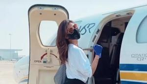 Shilpa Shetty was in Manali for the shoot of Hungama 2. Shilpa Shetty was in Manali for the shoot of Hungama 2.