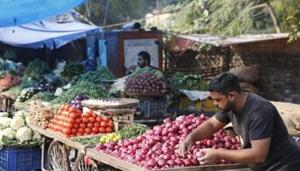 The wholesale price-based inflation stood at 0.16 per cent in August.(AP) The wholesale price-based inflation stood at 0.16 per cent in August.(AP)