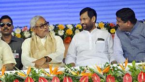 Paswan was also less deferential to Nitish Kumar because of the latter’s relatively smaller Kurmi social base, than he was to Lalu Prasad, whose Muslim-Yadav constituency was formidable(PTI Photo) Paswan was also less deferential to Nitish Kumar because of the latter’s relatively smaller Kurmi social base, than he was to Lalu Prasad, whose Muslim-Yadav constituency was formidable(PTI Photo)