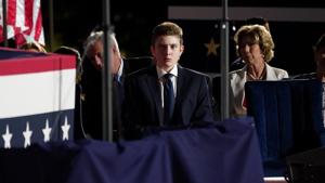 First Lady Melania Trump said in a post on the White House website on Wednesday that Barron Trump, 14, initially tested negative after his parents both contracted the virus.(Reuters file photo) First Lady Melania Trump said in a post on the White House website on Wednesday that Barron Trump, 14, initially tested negative after his parents both contracted the virus.(Reuters file photo)