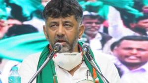 . DK Shivakumar said that the chargesheet by the Bengaluru police naming Congress corporators as key players was politically motivated and timed just ahead of the two bypolls scheduled in the state. (Photo @DKShivakumar) . DK Shivakumar said that the chargesheet by the Bengaluru police naming Congress corporators as key players was politically motivated and timed just ahead of the two bypolls scheduled in the state. (Photo @DKShivakumar)