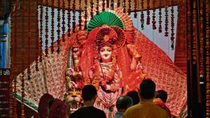 This year, Navratri will be celebrated from October 17 to 25.(Photo: Sunil Ghosh/HT) This year, Navratri will be celebrated from October 17 to 25.(Photo: Sunil Ghosh/HT)