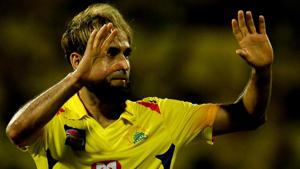 IPL 2020: Imran Tahir is yet to play a game this year for CSK.(Twitter) IPL 2020: Imran Tahir is yet to play a game this year for CSK.(Twitter)