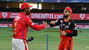 Photo of KL Rahul and Virat Kohli from 6th IPL 2020 match(IPL/Twitter) Photo of KL Rahul and Virat Kohli from 6th IPL 2020 match(IPL/Twitter)