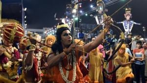 Ramlila celebrations in Delhi in 2019.(Photo: Sonu Mehta/HT) Ramlila celebrations in Delhi in 2019.(Photo: Sonu Mehta/HT)