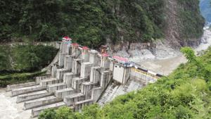 An NHPC hydroelectric project on river Teesta.(AFP Photo) An NHPC hydroelectric project on river Teesta.(AFP Photo)