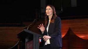 New Zealand Prime Minister Jacinda Ardern addresses her supporters at a Labour Party event in Wellington (REUTERS/Praveen Menon) New Zealand Prime Minister Jacinda Ardern addresses her supporters at a Labour Party event in Wellington (REUTERS/Praveen Menon)