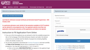 IGNOU July 2020 session.(Screengrab) IGNOU July 2020 session.(Screengrab)