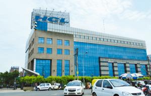 THCL Technologies’ office is seen in Greater Noida in this file photo. On the S&P BSE Sensex, the stock opened with gains but failed to carry the momentum and dropped 4.47% to Rs 821 as the trade progressed.(File Phot) THCL Technologies’ office is seen in Greater Noida in this file photo. On the S&P BSE Sensex, the stock opened with gains but failed to carry the momentum and dropped 4.47% to Rs 821 as the trade progressed.(File Phot)