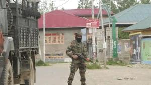 A gunbattle is underway in Jammu and Kashmir’s Anantnag.(Waseem Andrabi /HT Photo)