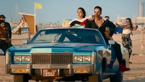 Kiara Advani and Akshay Kumar in a still from Burj Khalifa. Kiara Advani and Akshay Kumar in a still from Burj Khalifa.
