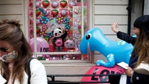 Broch, 38, who lost her husband to ALS (Amyotrophic lateral sclerosis) in May, wanted to create “fun for fun’s sake” in a time of uncertainty amid the pandemic and personal trauma.(Reuters) Broch, 38, who lost her husband to ALS (Amyotrophic lateral sclerosis) in May, wanted to create “fun for fun’s sake” in a time of uncertainty amid the pandemic and personal trauma.(Reuters)