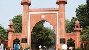 The former Aligarh Muslim University students union president had been booked for sedition for raising anti-national slogans.(HT Photo) The former Aligarh Muslim University students union president had been booked for sedition for raising anti-national slogans.(HT Photo)