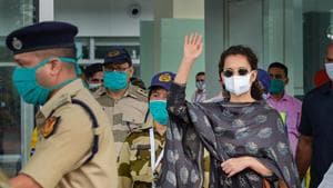 Bollywood actor Kangana Ranaut at the Mohali International Airport in Punjab.(PTI File Photo) Bollywood actor Kangana Ranaut at the Mohali International Airport in Punjab.(PTI File Photo)
