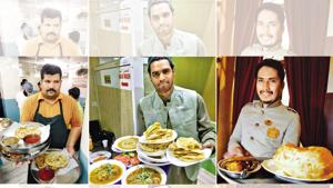 (From left) The servers in Kesar Da Dhaba, Amritsar; Bundoo Khan, Global Village in Dubai and Kwality Restaurant, Delhi (From left) The servers in Kesar Da Dhaba, Amritsar; Bundoo Khan, Global Village in Dubai and Kwality Restaurant, Delhi