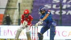 Photo of Rohit Sharma from 13th IPL 2020 match between KXIP and MI(Twitter) Photo of Rohit Sharma from 13th IPL 2020 match between KXIP and MI(Twitter)