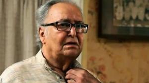 Soumitra Chatterjee in under treatment at a Kolkata hospital. Soumitra Chatterjee in under treatment at a Kolkata hospital.