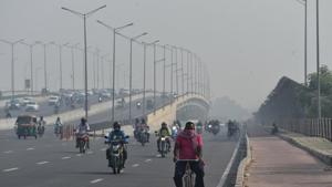 The capital city is enveloped in smog.(ANI Photo) The capital city is enveloped in smog.(ANI Photo)