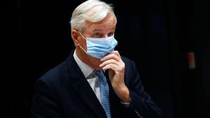 European Union chief Brexit negotiator Michel Barnier at a media conference in Brussels. Representational image.(AFP) European Union chief Brexit negotiator Michel Barnier at a media conference in Brussels. Representational image.(AFP)