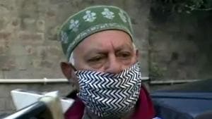 File photo: Former Jammu and Kashmir chief minister Farooq Abdullah.(ANI) File photo: Former Jammu and Kashmir chief minister Farooq Abdullah.(ANI)