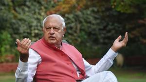 File photo: Jammu and Kashmir National Conference leader Farooq Abdullah.(Waseem Andrabi / Hindustan Times) File photo: Jammu and Kashmir National Conference leader Farooq Abdullah.(Waseem Andrabi / Hindustan Times)