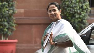 Unconfirmed reports said the PM’s gifts to West Bengal’s CM included a sari, sweets and flowers.(Mohd Zakir/HT PHOTO)