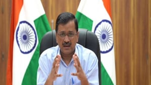 Delhi Chief Minister Arvind Kejriwal during press conference in New Delhi on Tuesday.(ANI) Delhi Chief Minister Arvind Kejriwal during press conference in New Delhi on Tuesday.(ANI)