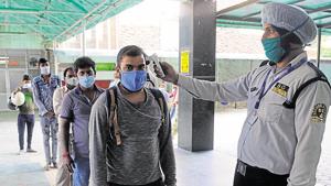 OPD open at GMSH sector 16 on Monday after long gap with strict Covid norms for Hospitals in Chandigarh.(HT photo) OPD open at GMSH sector 16 on Monday after long gap with strict Covid norms for Hospitals in Chandigarh.(HT photo)