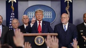Donald Trump has pulled America from a sprawling Asia-Pacific commercial deal and climate agreements, imposed billions of dollars of tariffs on Chinese goods, and withdrawn the US from the World Health Organization at the height of a global pandemic.(AP) Donald Trump has pulled America from a sprawling Asia-Pacific commercial deal and climate agreements, imposed billions of dollars of tariffs on Chinese goods, and withdrawn the US from the World Health Organization at the height of a global pandemic.(AP)