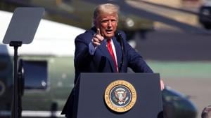 US President Donald Trump speaks at a campaign rally on October 19 in Prescott, Arizona.(AFP) US President Donald Trump speaks at a campaign rally on October 19 in Prescott, Arizona.(AFP)