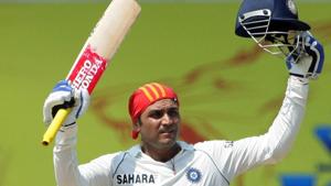 File image of Virender Sehwag.(Getty Images) File image of Virender Sehwag.(Getty Images)
