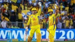 Chennai Super Kings' captain MS Dhoni and player Ambati Rayudu gesture during a match against Delhi Daredevils during IPL 2018 in Pune.(PTI) Chennai Super Kings' captain MS Dhoni and player Ambati Rayudu gesture during a match against Delhi Daredevils during IPL 2018 in Pune.(PTI)