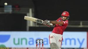 Dubai: Kings XI Punjab batsman Nicholas Pooran hits the boundary for four runs during the Indian Premier League (IPL) T20 cricket match against Delhi Capitals, at Dubai International Cricket Stadium in Dubai, Tuesday, Oct. 20, 2020. (PTI Photo/Sportzpics for BCCI)(PTI20-10-2020_000197B)(PTI) Dubai: Kings XI Punjab batsman Nicholas Pooran hits the boundary for four runs during the Indian Premier League (IPL) T20 cricket match against Delhi Capitals, at Dubai International Cricket Stadium in Dubai, Tuesday, Oct. 20, 2020. (PTI Photo/Sportzpics for BCCI)(PTI20-10-2020_000197B)(PTI)
