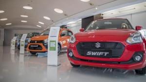 Maruti Suzuki vehicles stand lined up at the Maruti Suzuki India Ltd.(Bloomberg) Maruti Suzuki vehicles stand lined up at the Maruti Suzuki India Ltd.(Bloomberg)